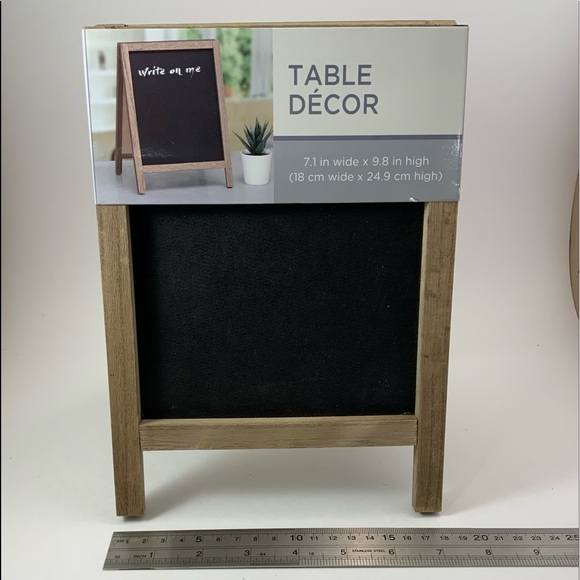 Table Decor Chalkboard African Art Easel Picture Sign Double Sided - Picture 8 of 14